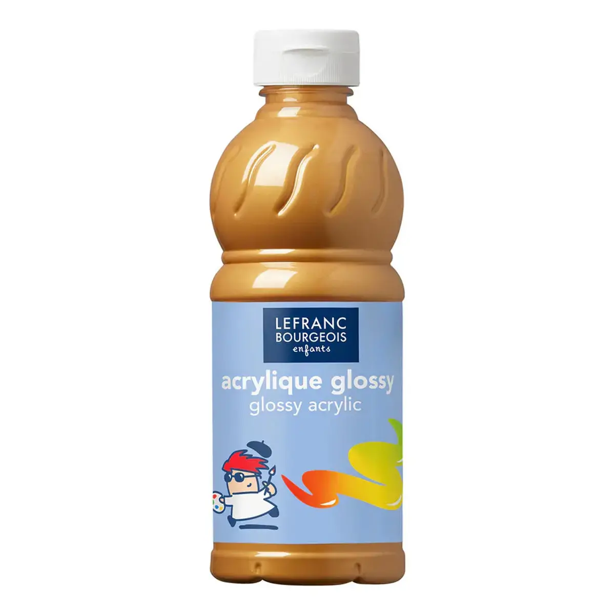 Acryl gouache - LEFRANC BOURGEOIS - goud - flesje van 500 ml 