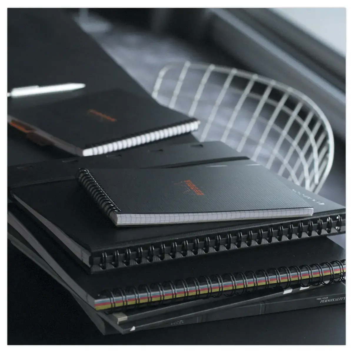 Polypropyleen schrift - 160 pagina's A5+ 5x5 - RHODIA 