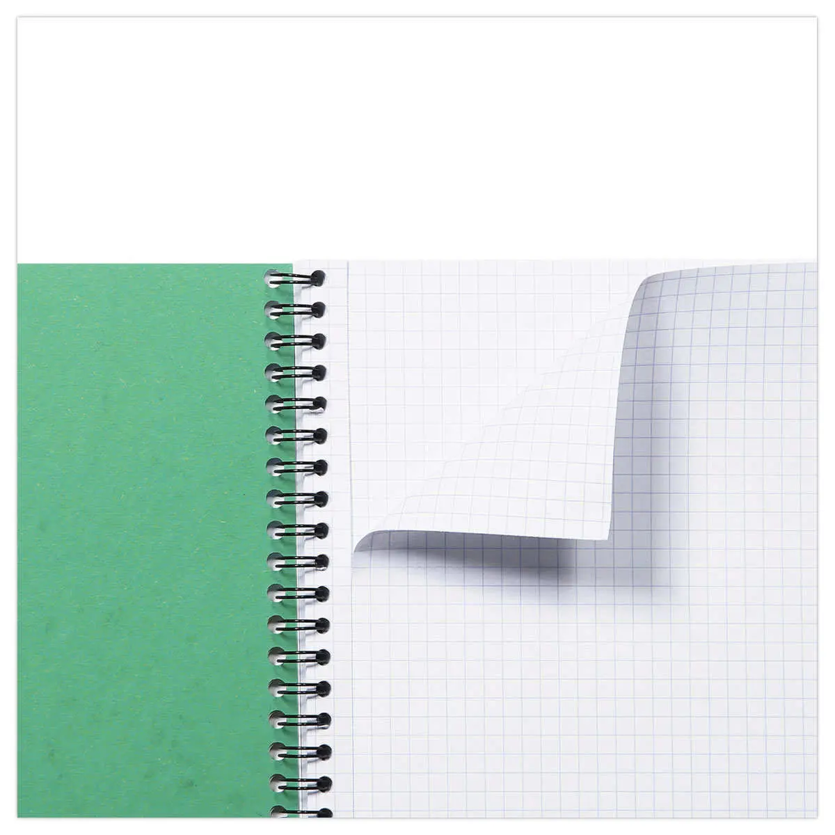 Gerecycled spiraalnotitieboek A5 pagina's 5x5. 