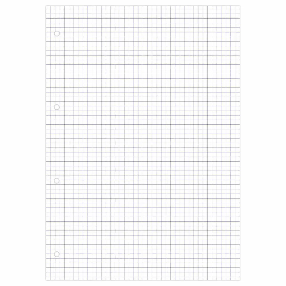 Blok van 30 bristolfiches wit A4 5x5