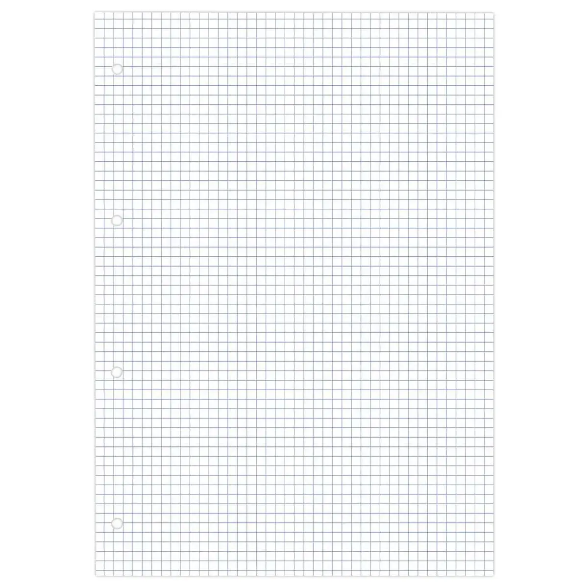 Blok van 30 bristolfiches wit A4 5x5