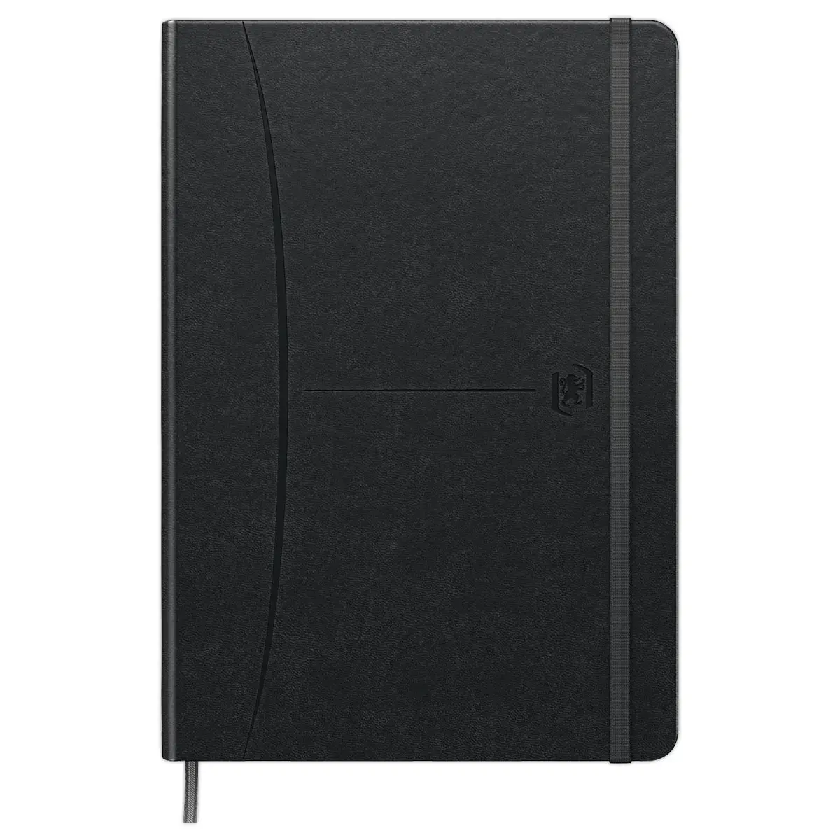 Cahier Signature gebonden A5 160 pagina's gelijnd. Zwart