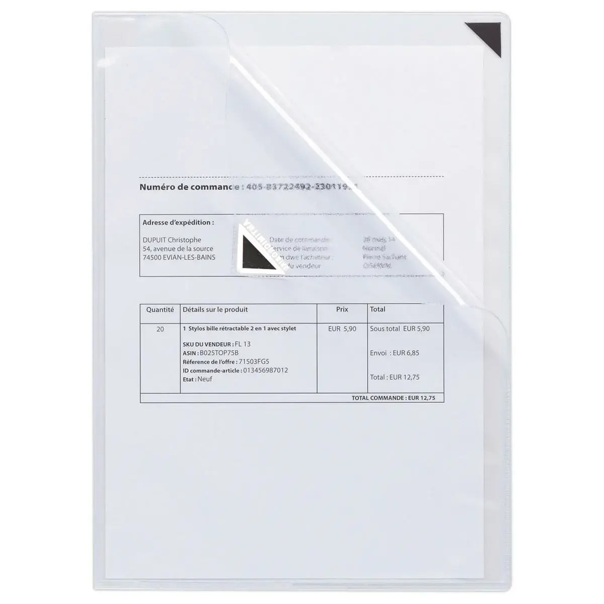 5 KANG EASY CLIC antimicrobiële A4 displayhoezen