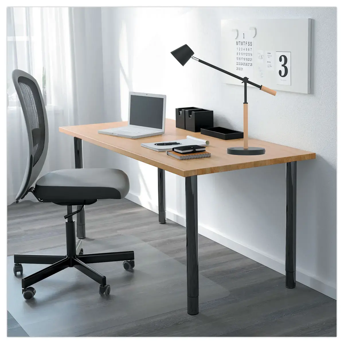 Bureaulamp LED VICKY 5 W zwart