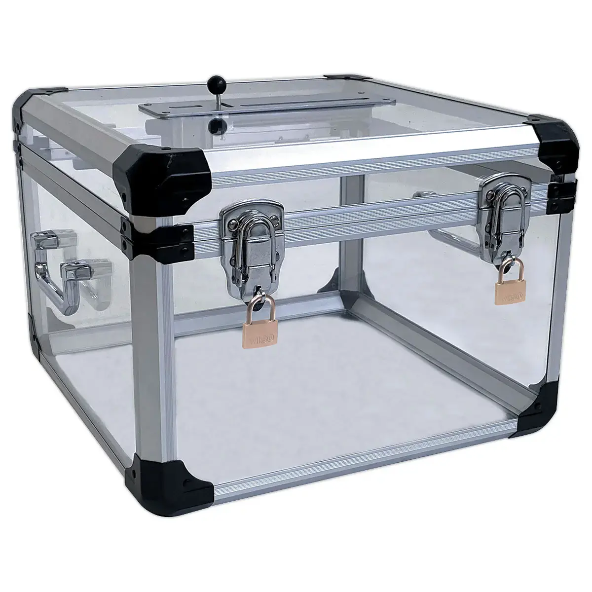 Transparante plexi urne met veiligheidsslot