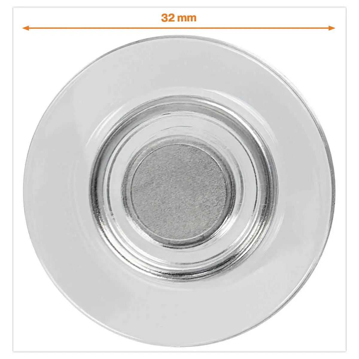 4 Magneten voor whiteboard - 32 mm - NOBO