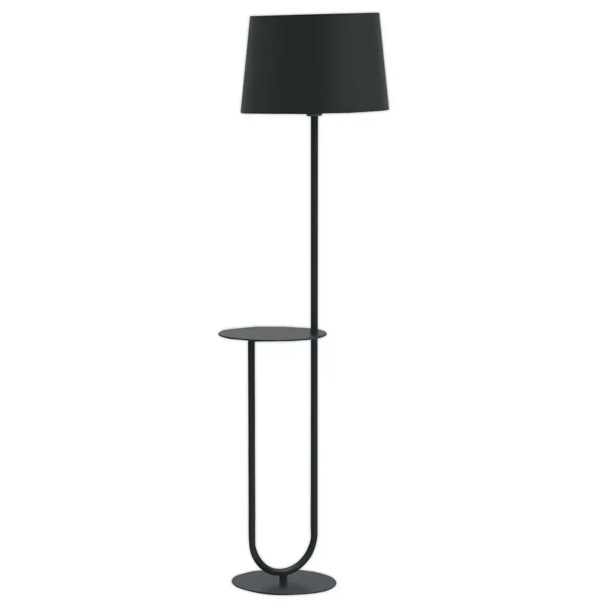 LED vloerlamp DUO zwart