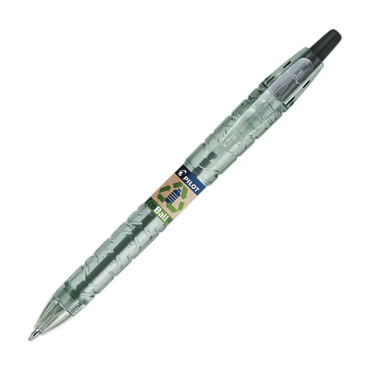 Intrekbare balpen ECOBALL normale punt - zwart - PILOT
