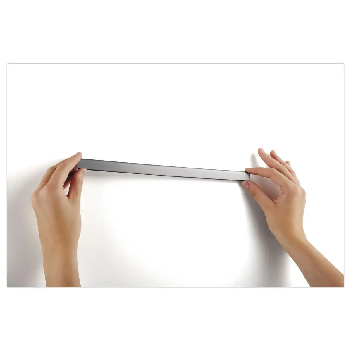 5  Magnetische staven met zelfklevende bevestiging - Lengte 29,7 cm - Zilver - DURABLE 