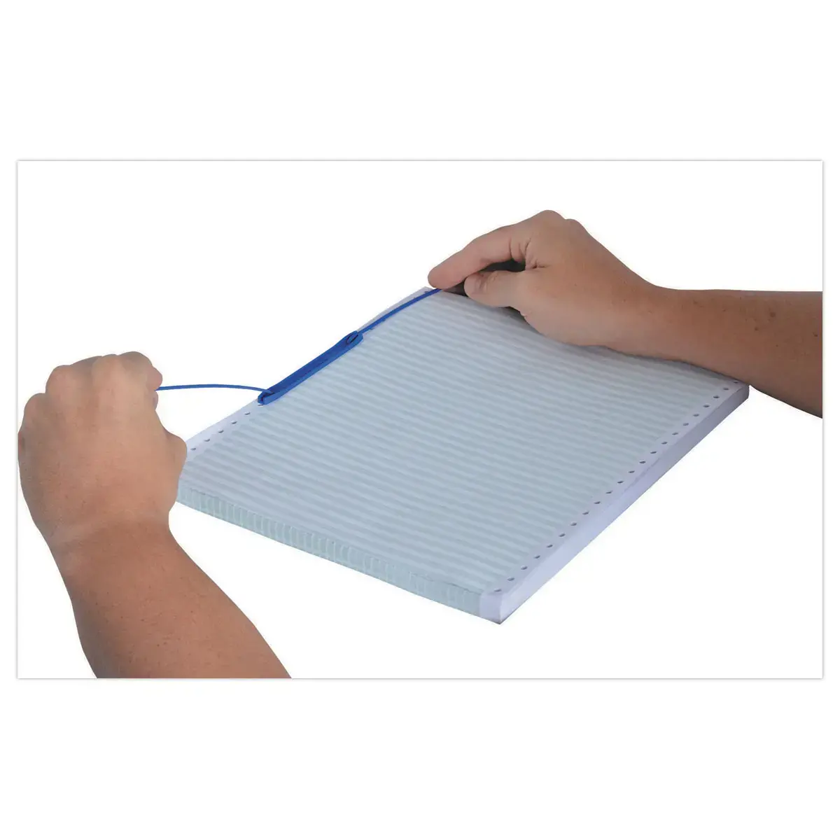 100  Universele A4 archiveringsclips en blauwe lijst FELLOWES 