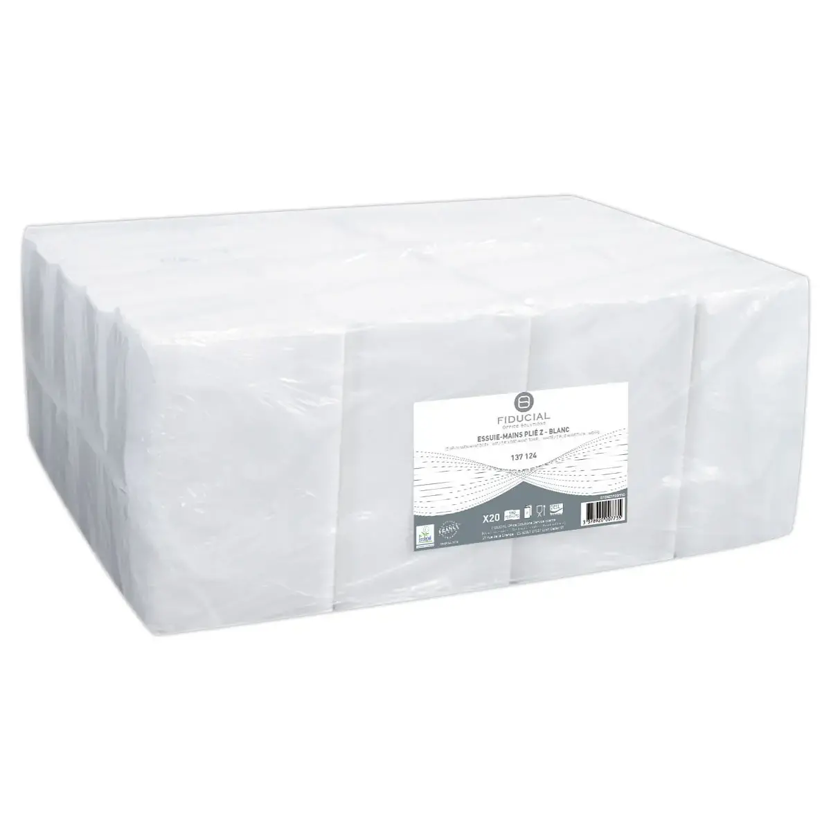 20 Pak handdoekjes - Z 2 vouw - FIDUCIAL OFFICE SOLUTIONS