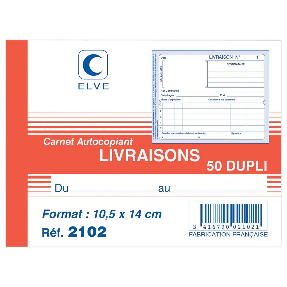 Carnet "Leveringen" - A6 - 50 dupli