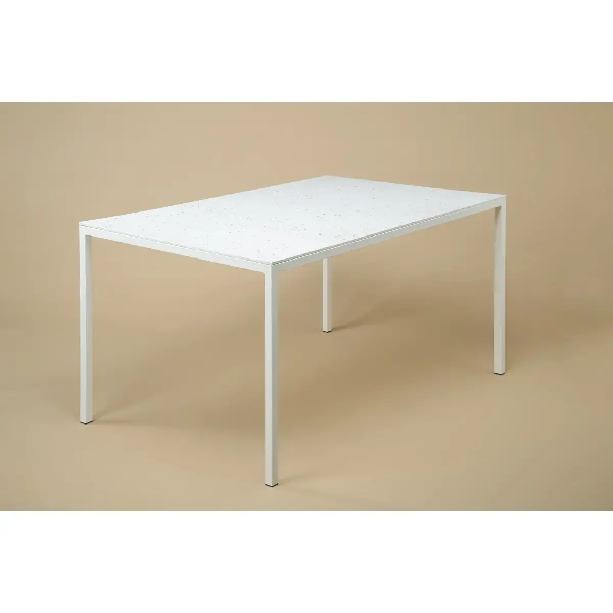Rechthoekige tafel 140x90 cm MAHAUT decoreert FLOREAL gerecycled