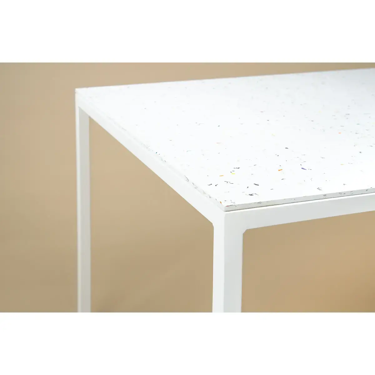 Rechthoekige tafel 140x90 cm MAHAUT decoreert FLOREAL gerecycled