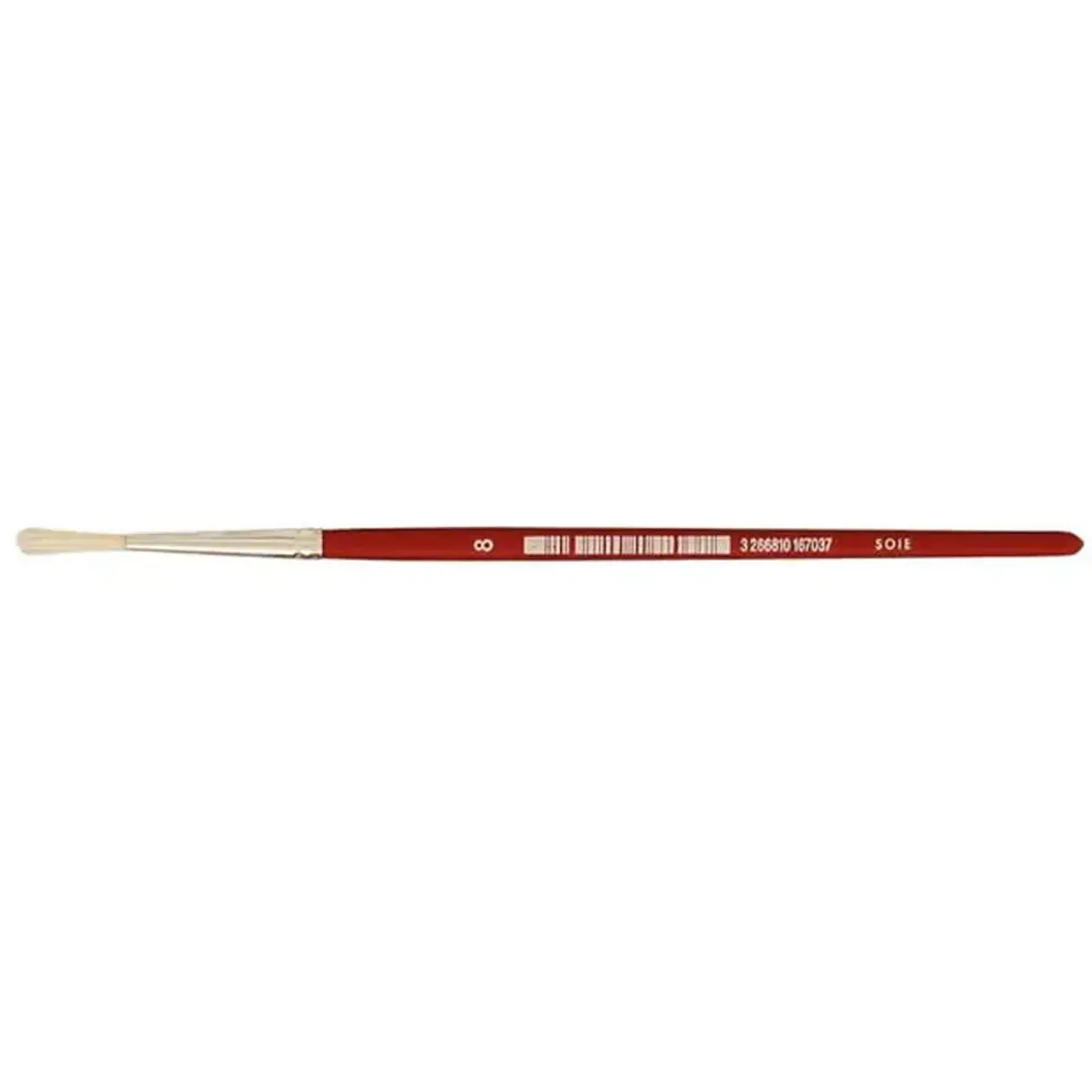 Ronde borstel nr. 8 - OZ - van zijde - acryl- en olieverf 