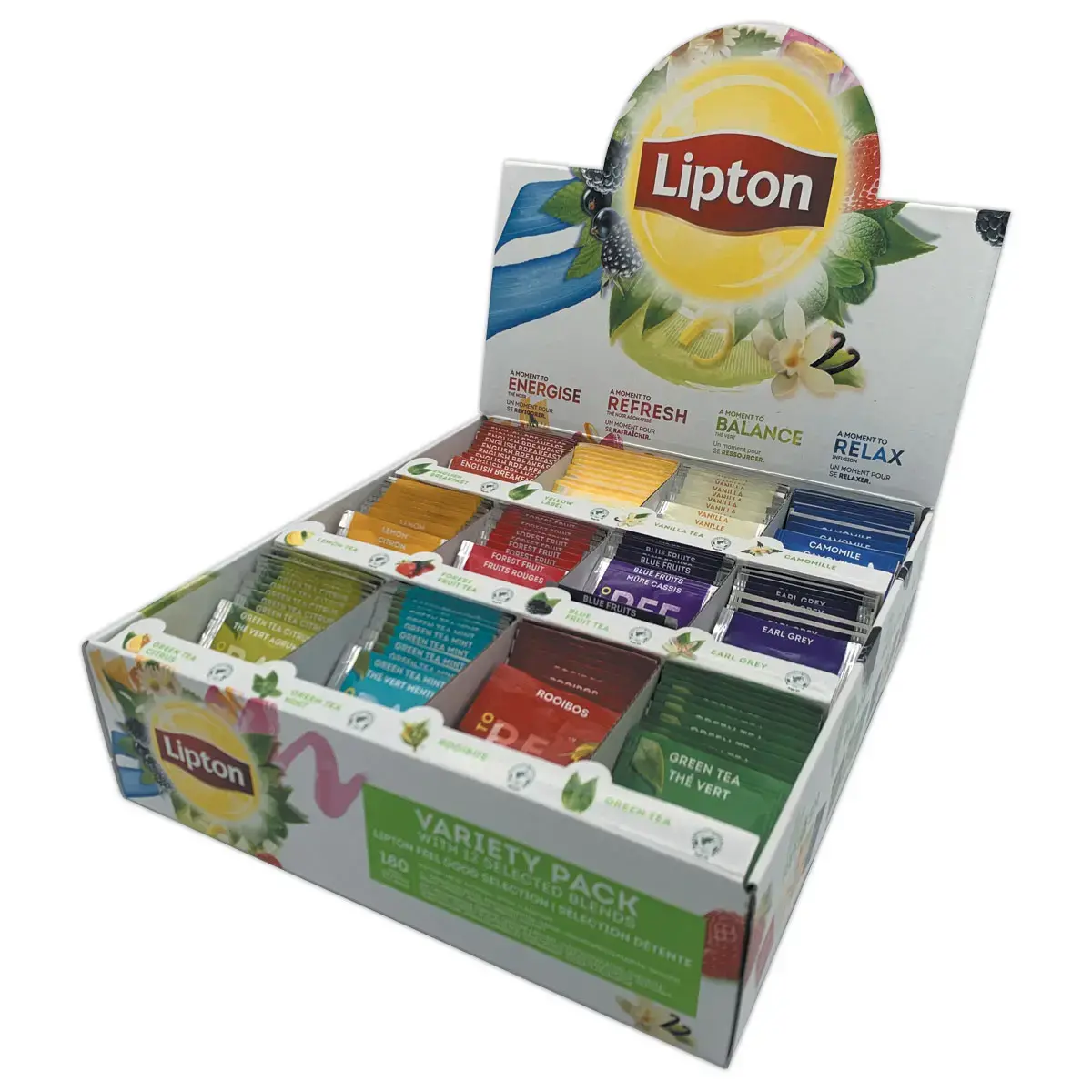 LIPTON VARIETEPACK 12 SMAKEN