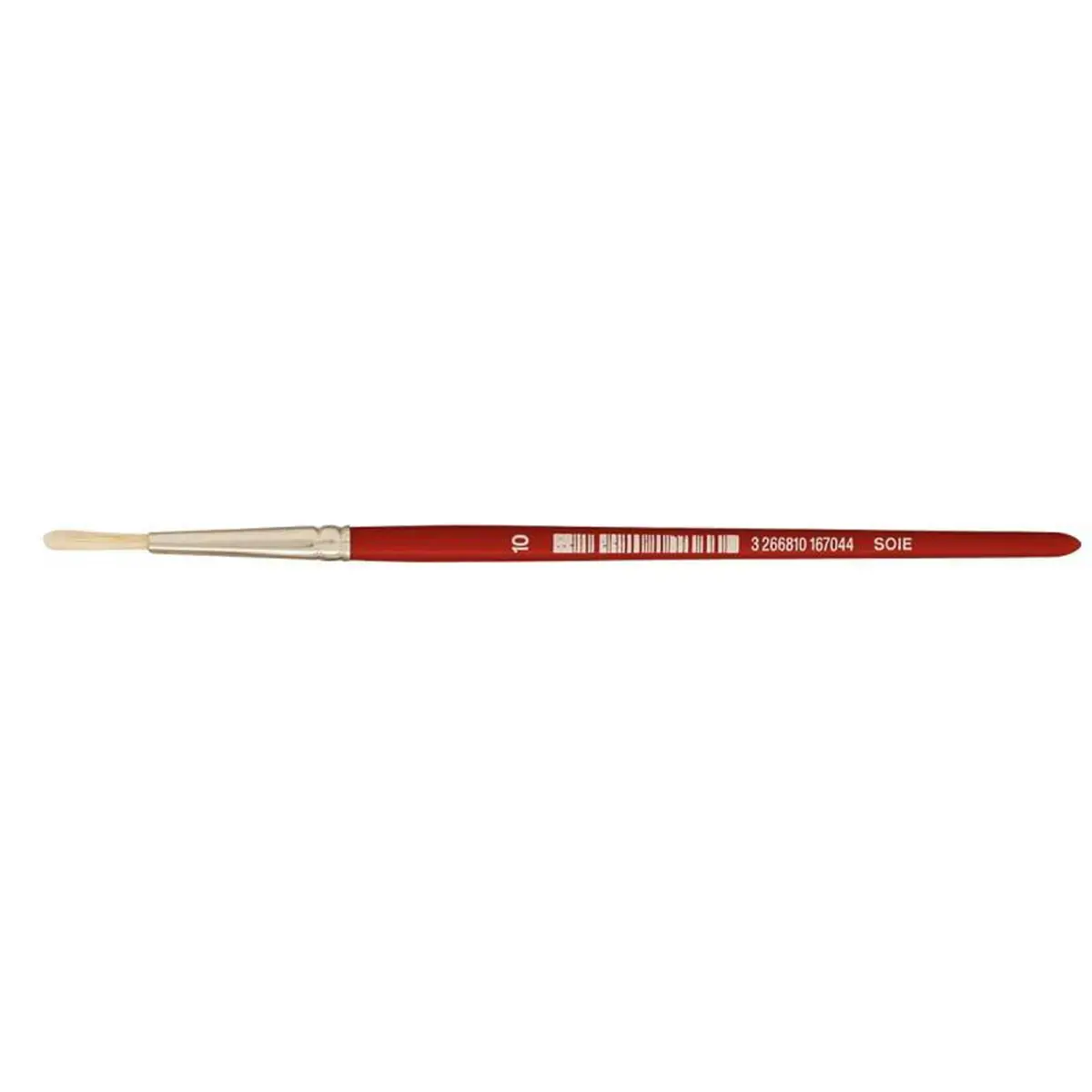 Ronde borstel nr. 10 - OZ - van zijde - acryl- en olieverf 