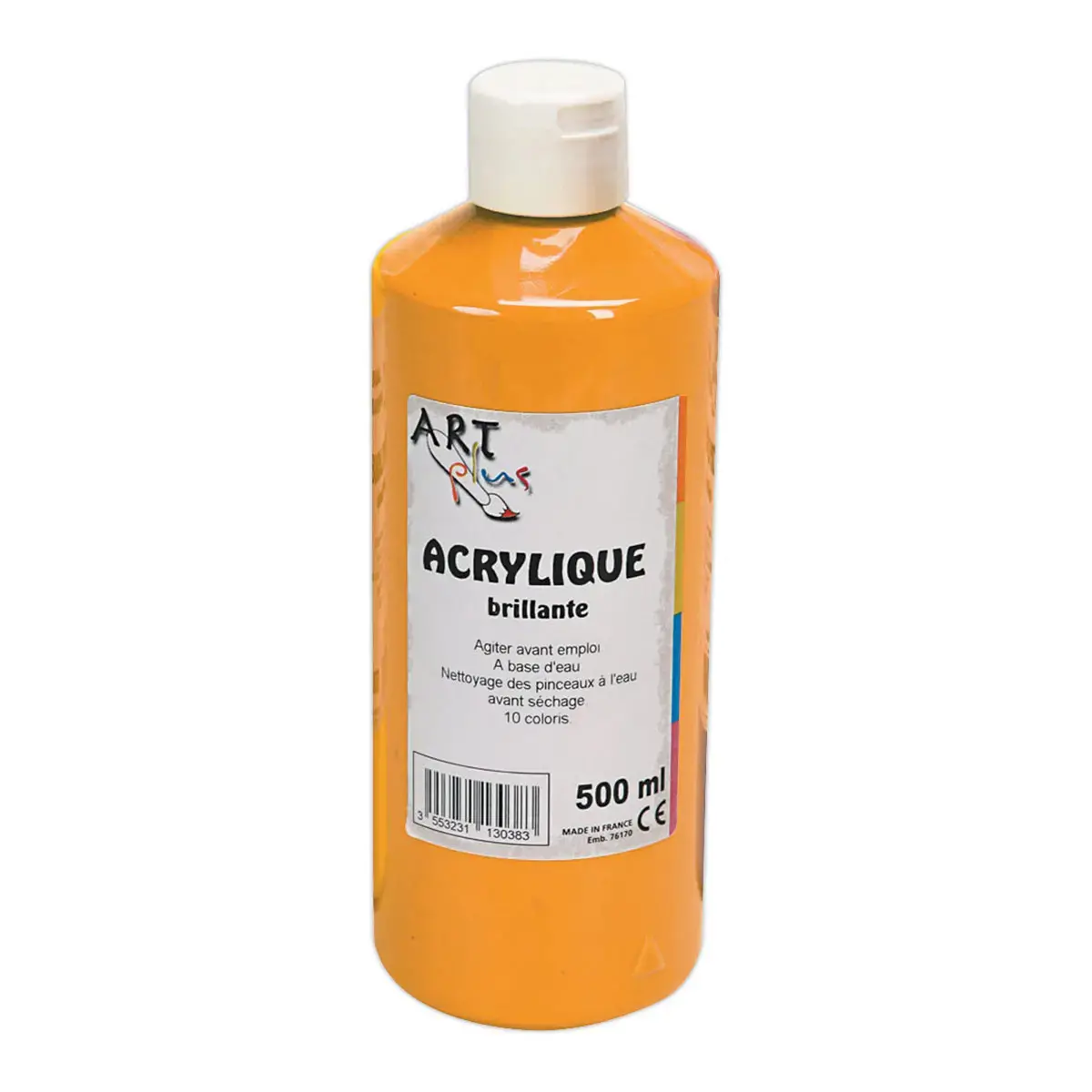 Acryl gouache - ART PLUS - oranje - fles van 500 ml