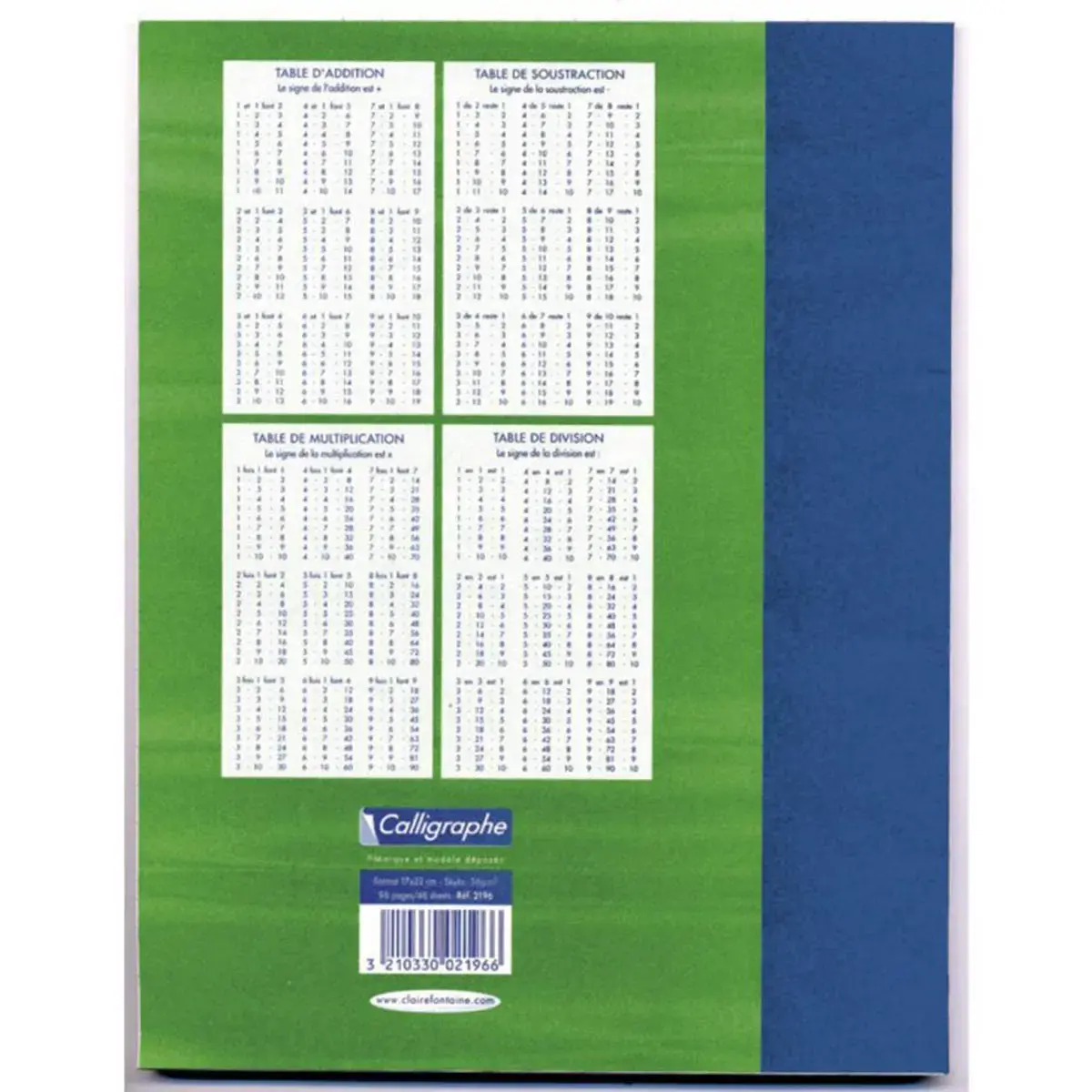 Schetsboek CLAIREFONTAINE - 17x22cm - 96 pagina's Sey&egrave;s 56g - - set van 10 