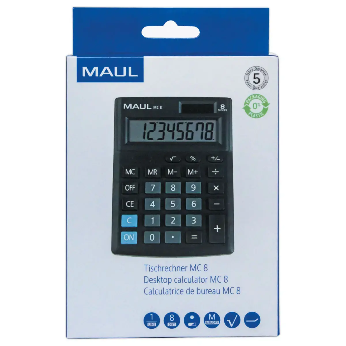 Bureaucalculator MAUL MC 8