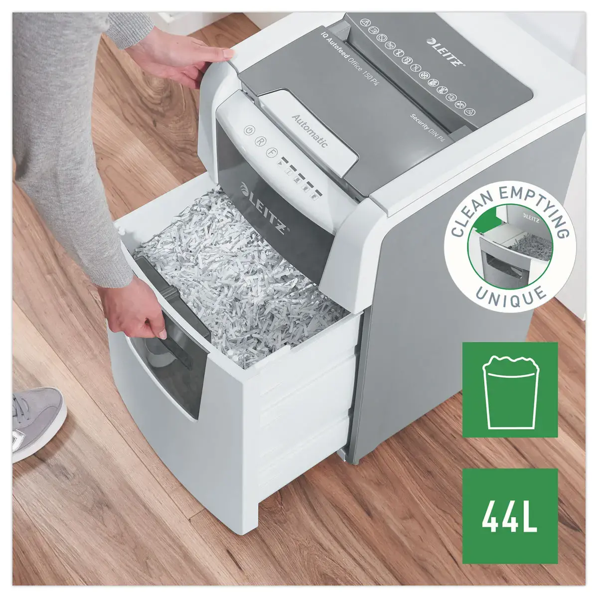 Papiervernietiger IQ auto + Office 150P4