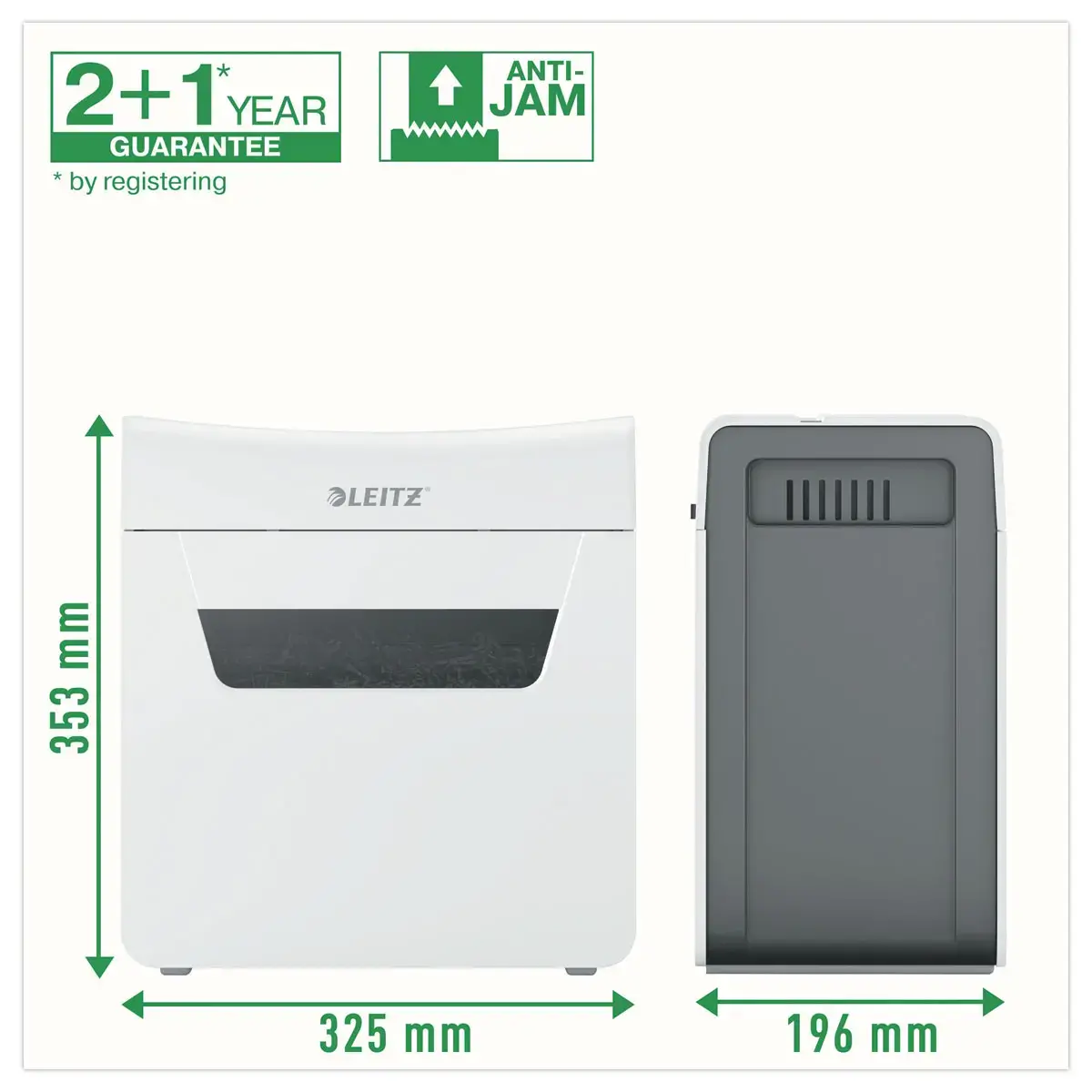 Versnipperaar Leitz IQ Protect 6X