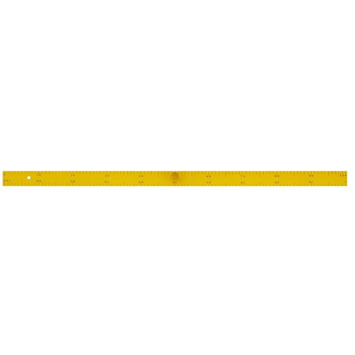 Wonday vlakke gegradueerde liniaal voor whiteboard - 100 cm - magnetisch plastic 