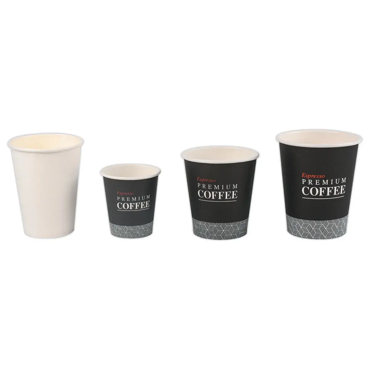 75 Kartonnen drinkbekers met decor - 20 cl