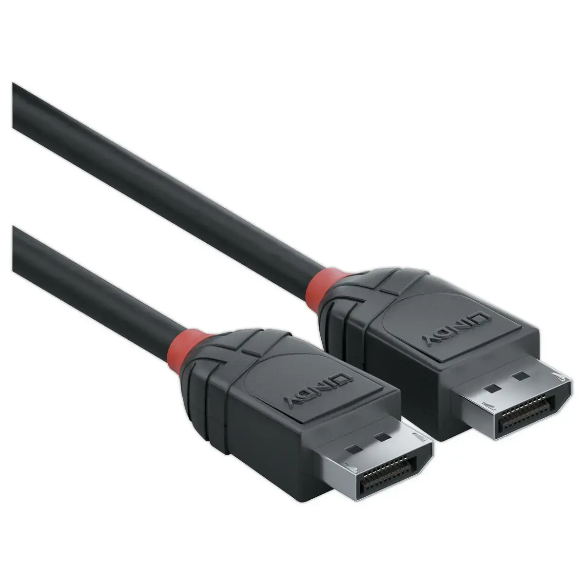 DisplayPort-kabel 1.2, Black Line, 1m - LINDY