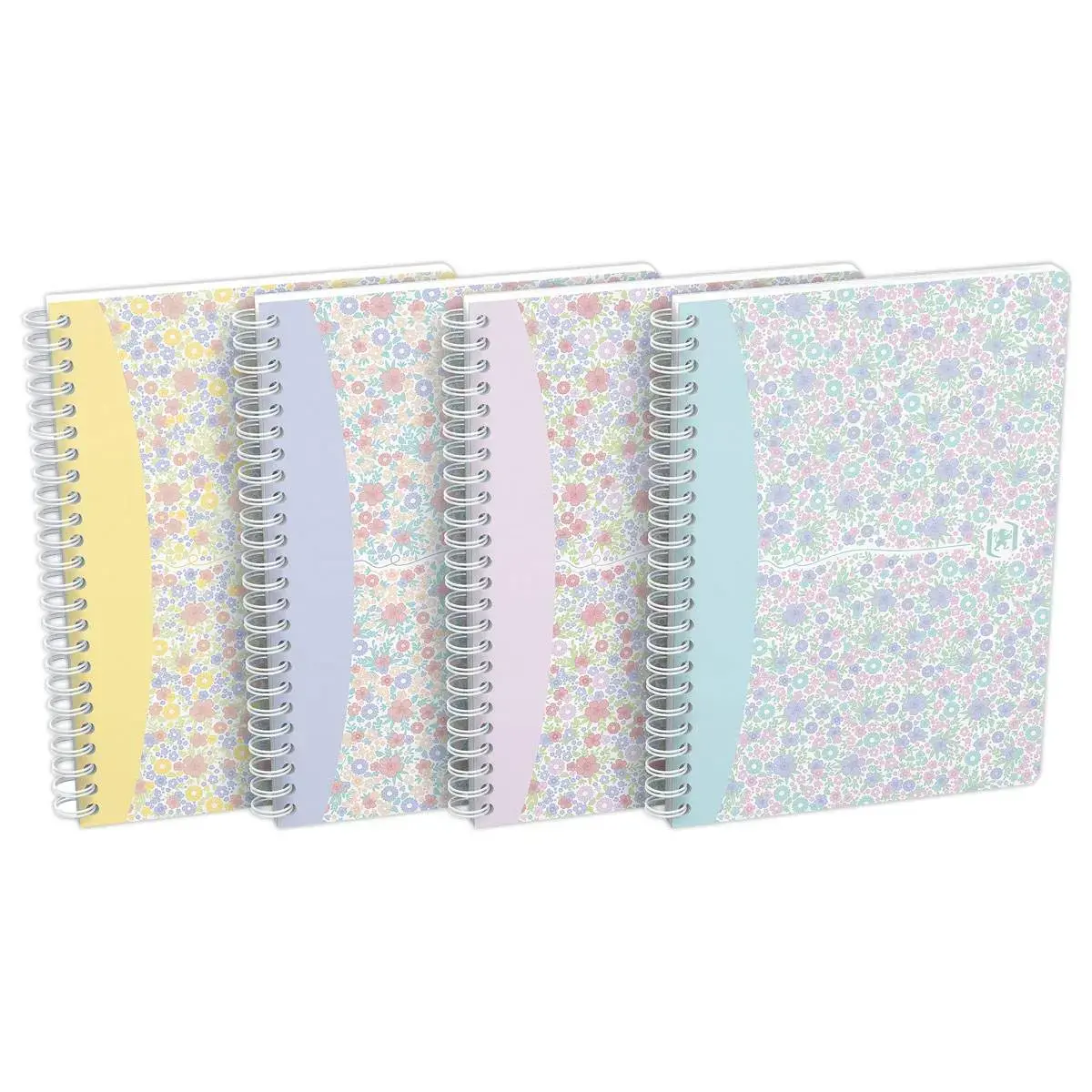 Spiraalnotitieboek Oxford Flowers A5 14,8 x 21 cm 120 pagina's 