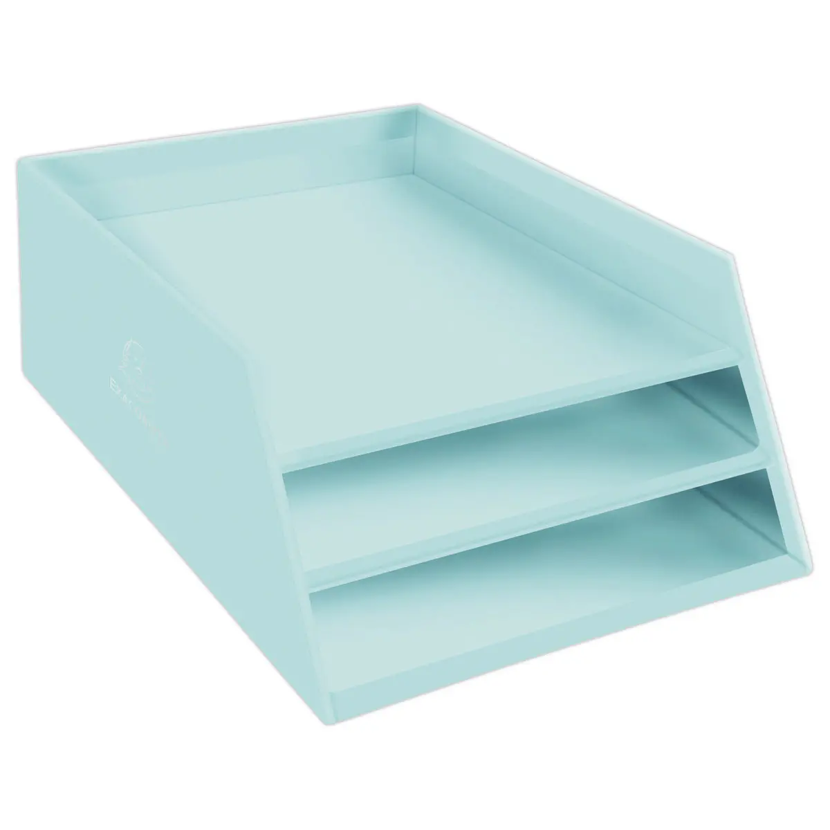 Brievenbakje karton - aquarel lichtgroen - EXACOMPTA