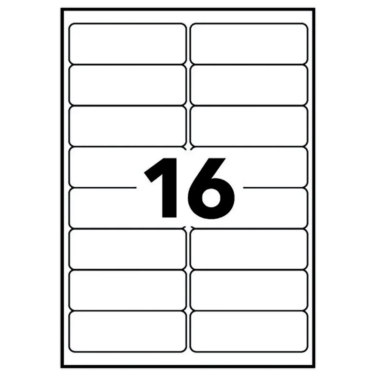 15  Etikettenbladen 99,1x33,9 mm 240etik/box 