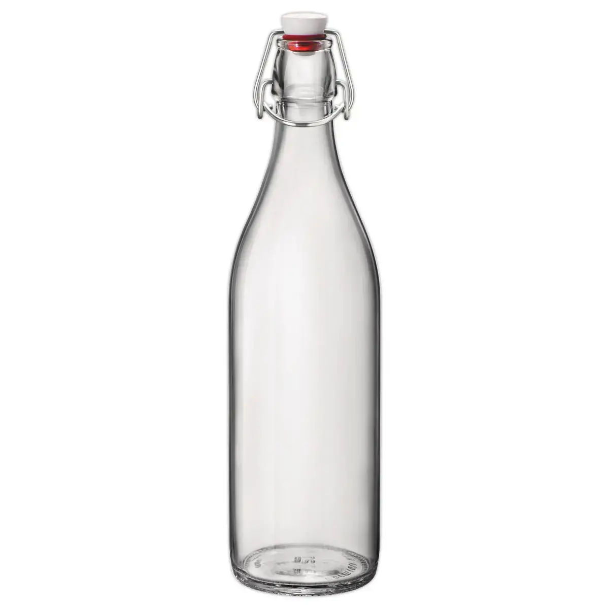 Flessen van 1L in glas met dop