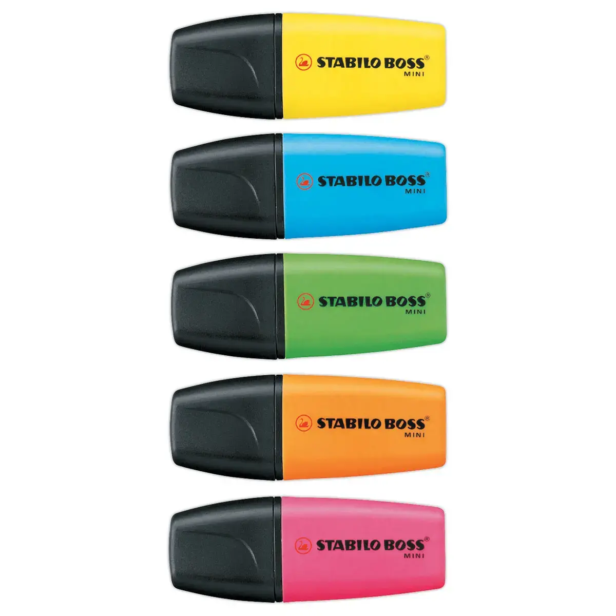 5 Markeerstiften STABILO Boss Mini