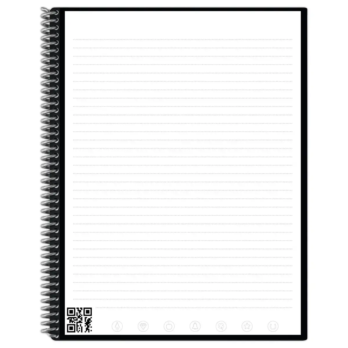 Met het internet verbonden en oneindig herbruikbare notitieblok Rocketbook Core Letter - A4 - Donkerblauw - 32 pagina's - ROCKETBOOK