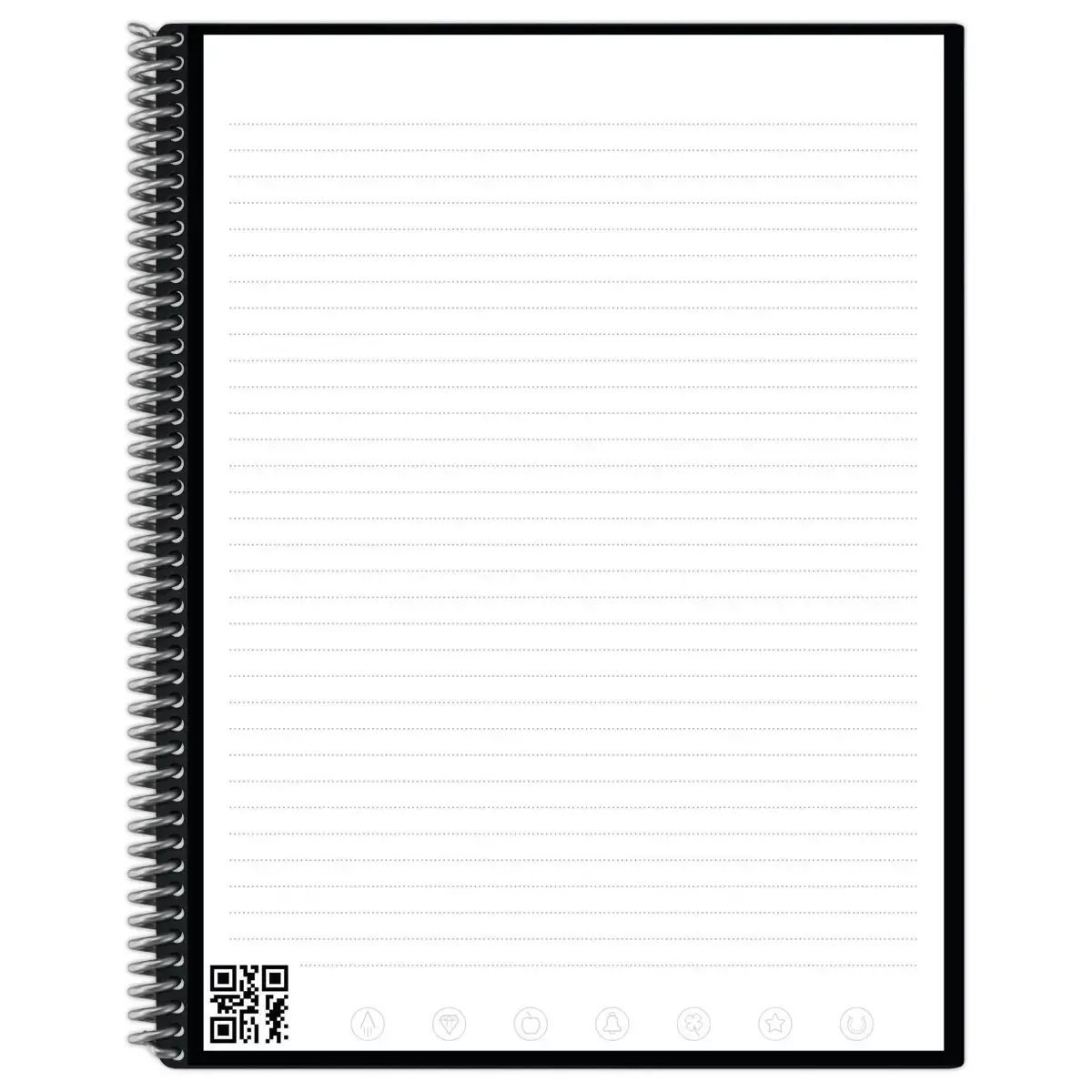 Met het internet verbonden en oneindig herbruikbare notitieblok Rocketbook Core Letter - A5- Donkerblauw - 36 pagina's - ROCKETBOOK 