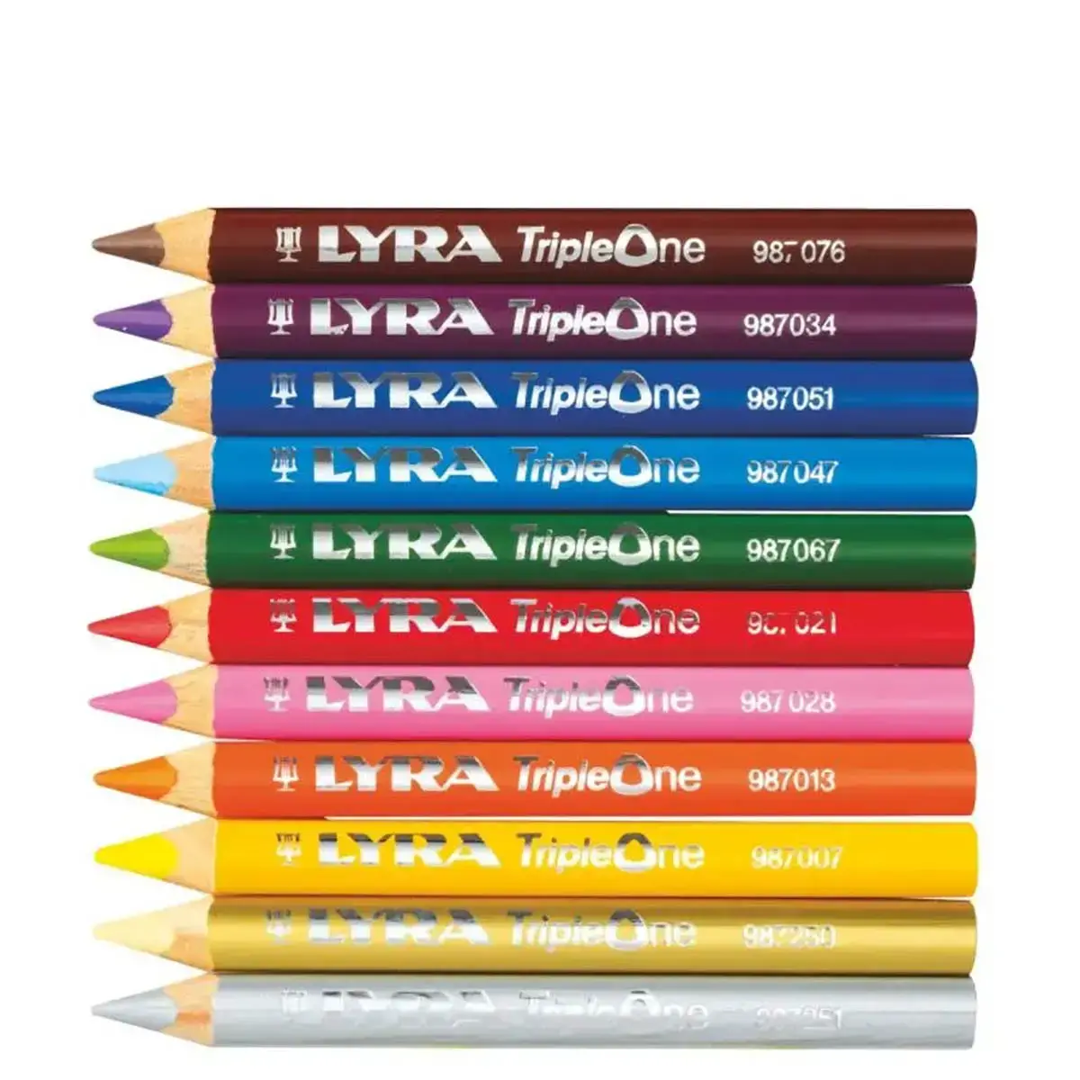 LYRA dikke kleurpotlood - 6,3 mm stift - assorti kleuren - set van 12 