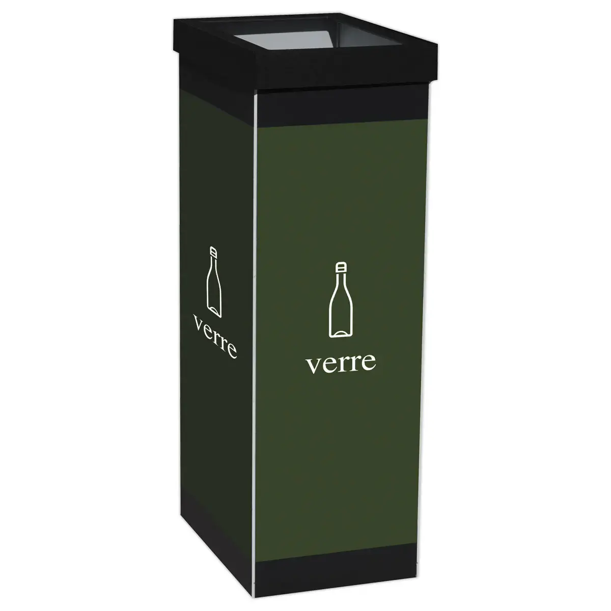 Vuilnisbak voor selectief sorteren - Glas - PAPERFLOW 