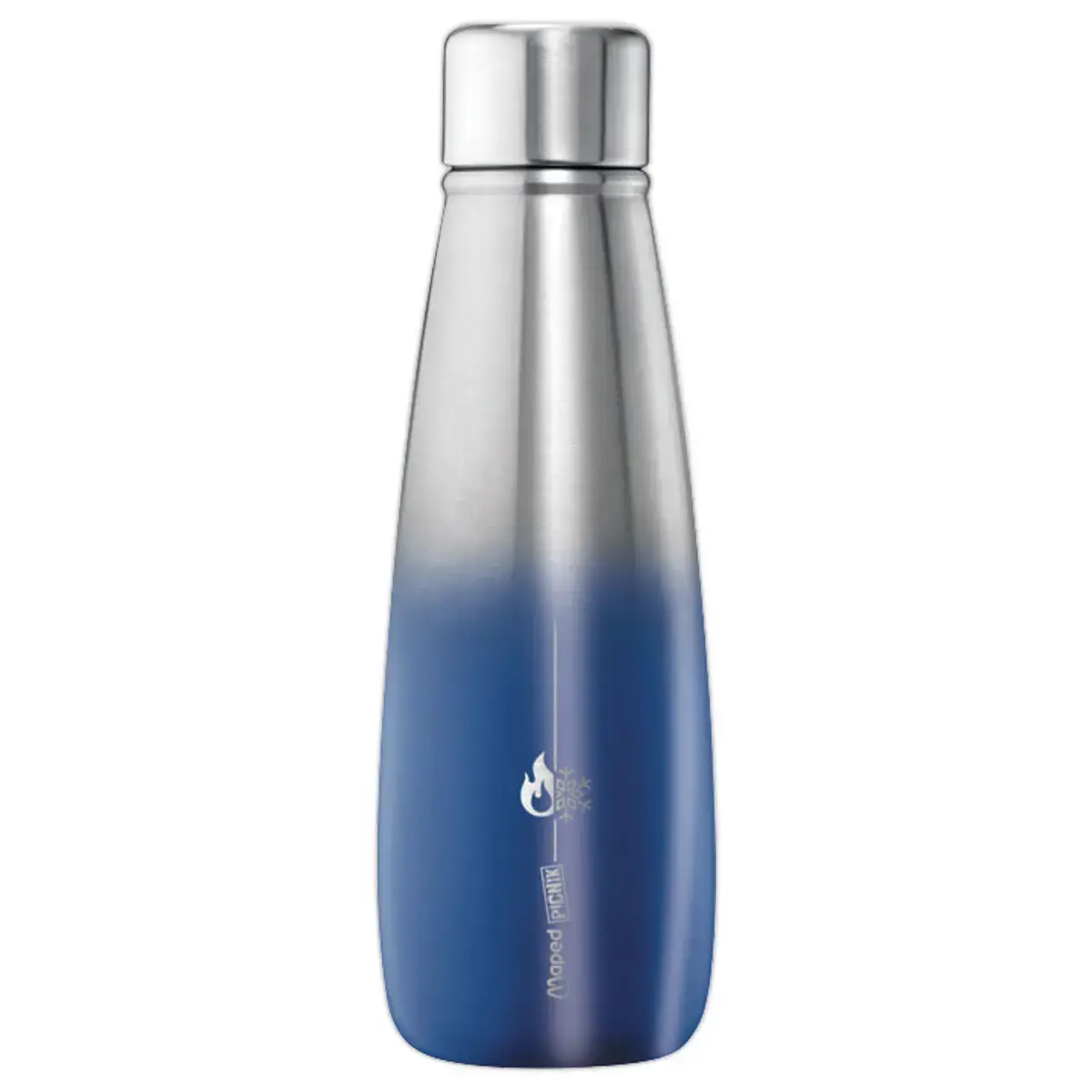 Isothermische roestvrijstalen fles 50 cl, kleur blauw