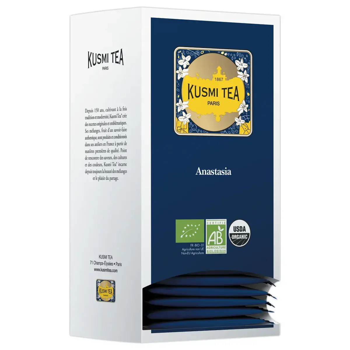 Doos van 25 zakjes Kusmi Tea Anastasia thee 