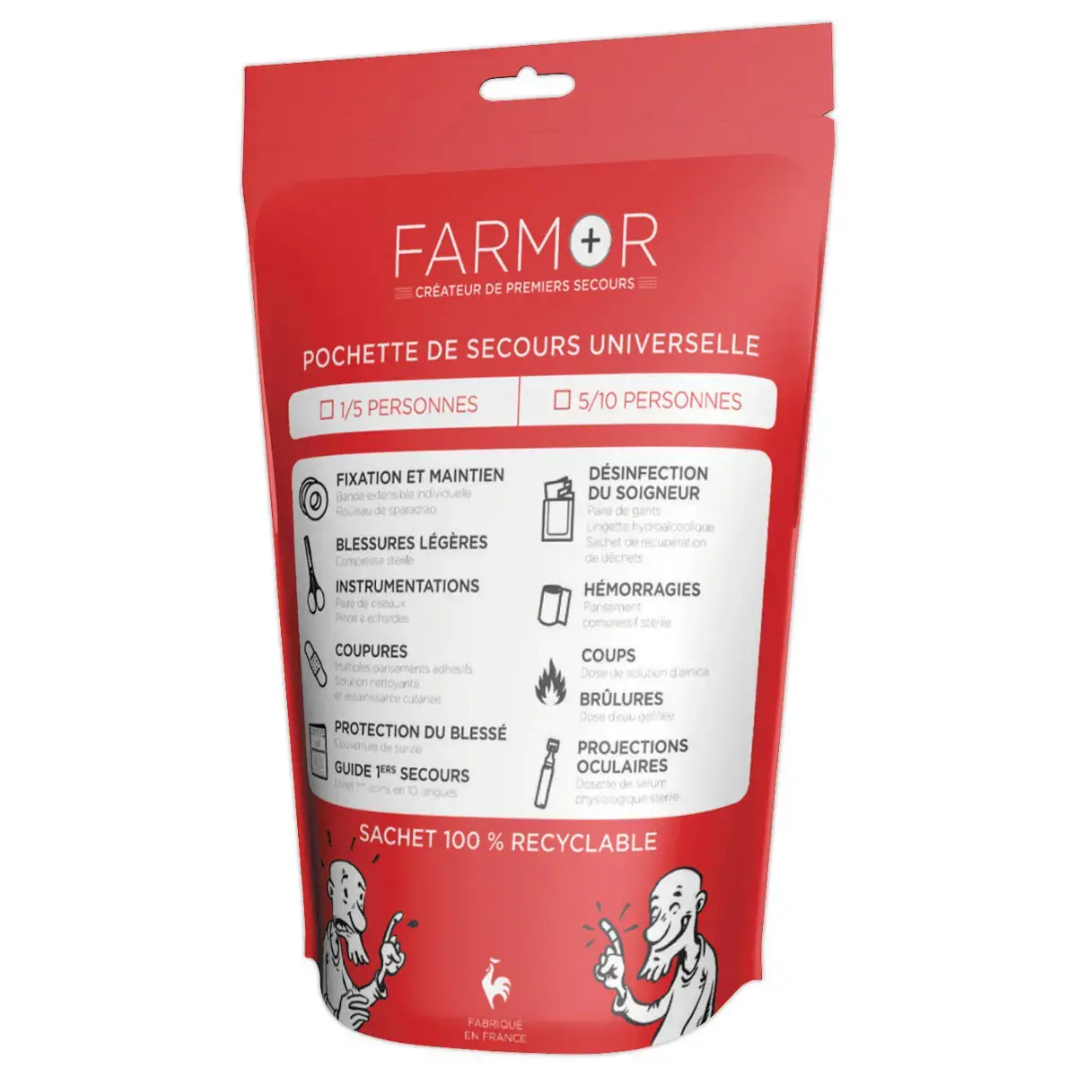 Universele noodzak 5/10 pers FARMOR