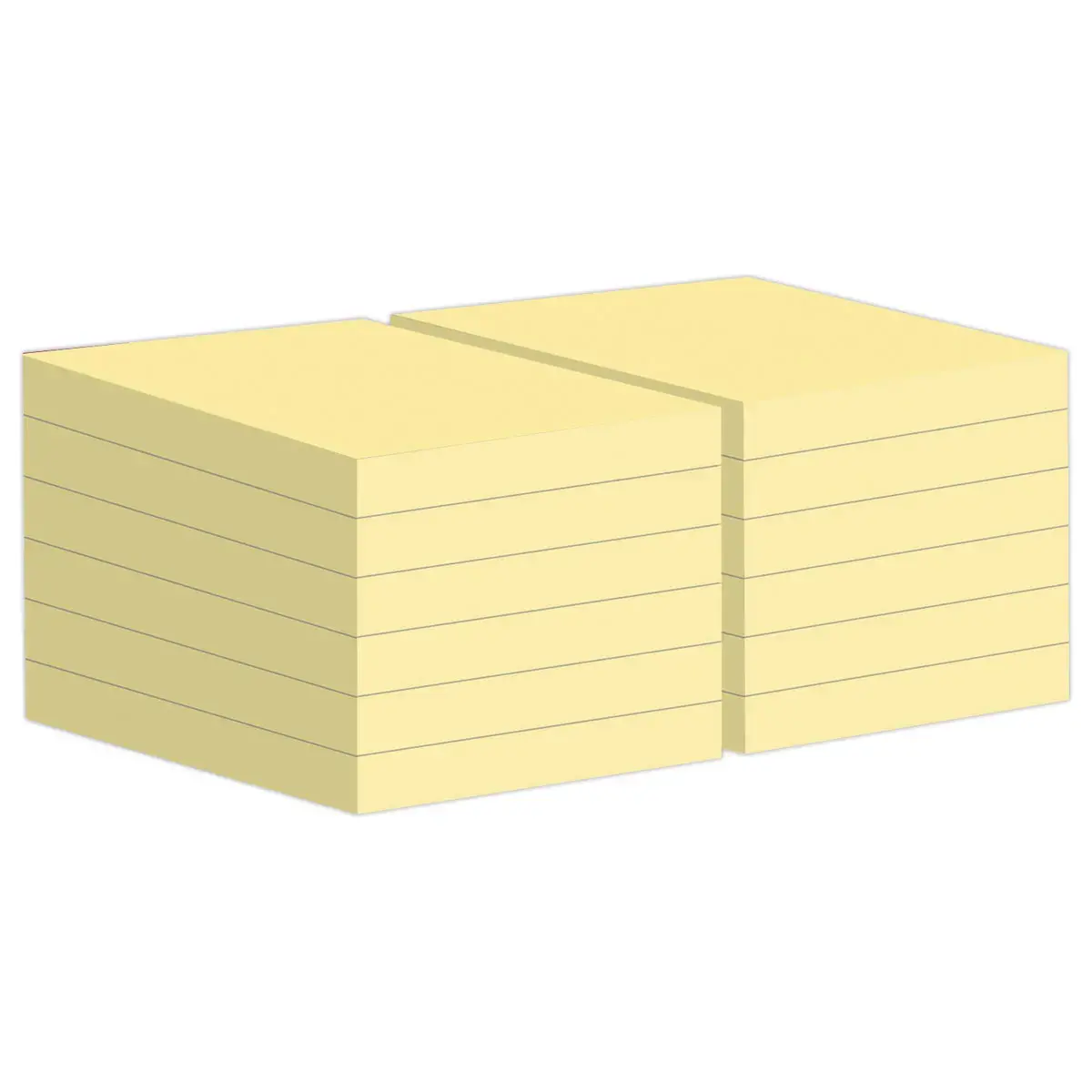 012 POST-IT blokken 4,76 X 4,76 cm - 70 blaadjes - Geel