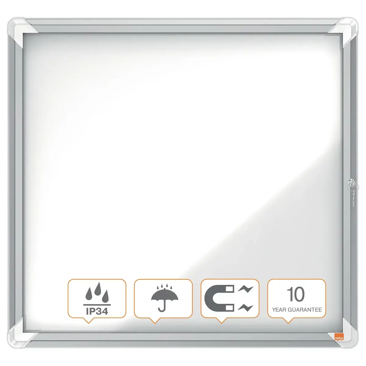 Vitrinekast voor buiten magnetisch Premium+ 6A4 NOBO