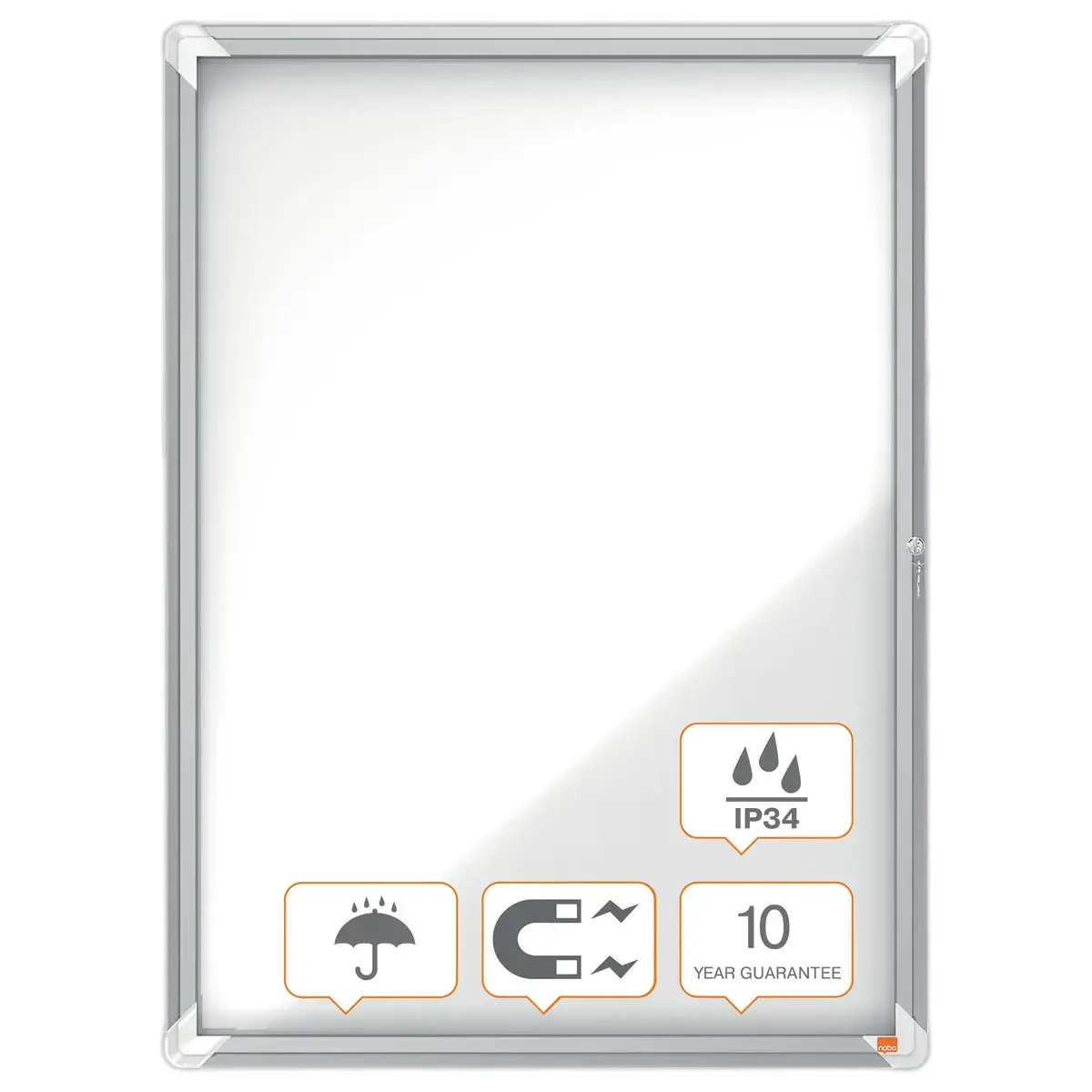 Vitrinekast voor buiten Premium PLus magnetisch 9A4 NOBO 