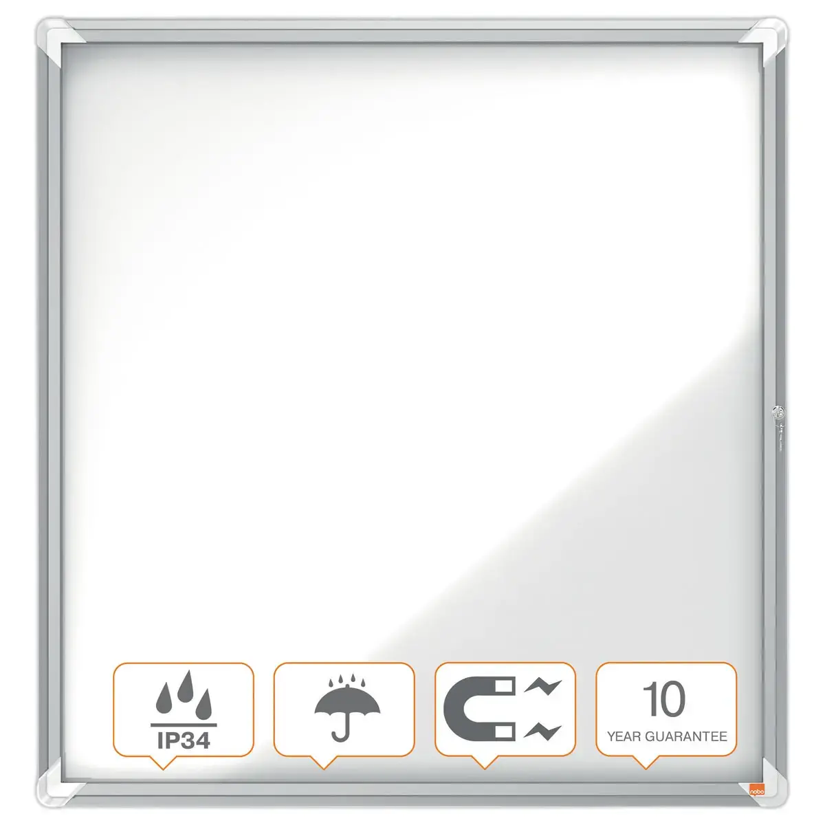 Vitrinekast voor buiten magnetische Premium PLUS 12A4 NOBO