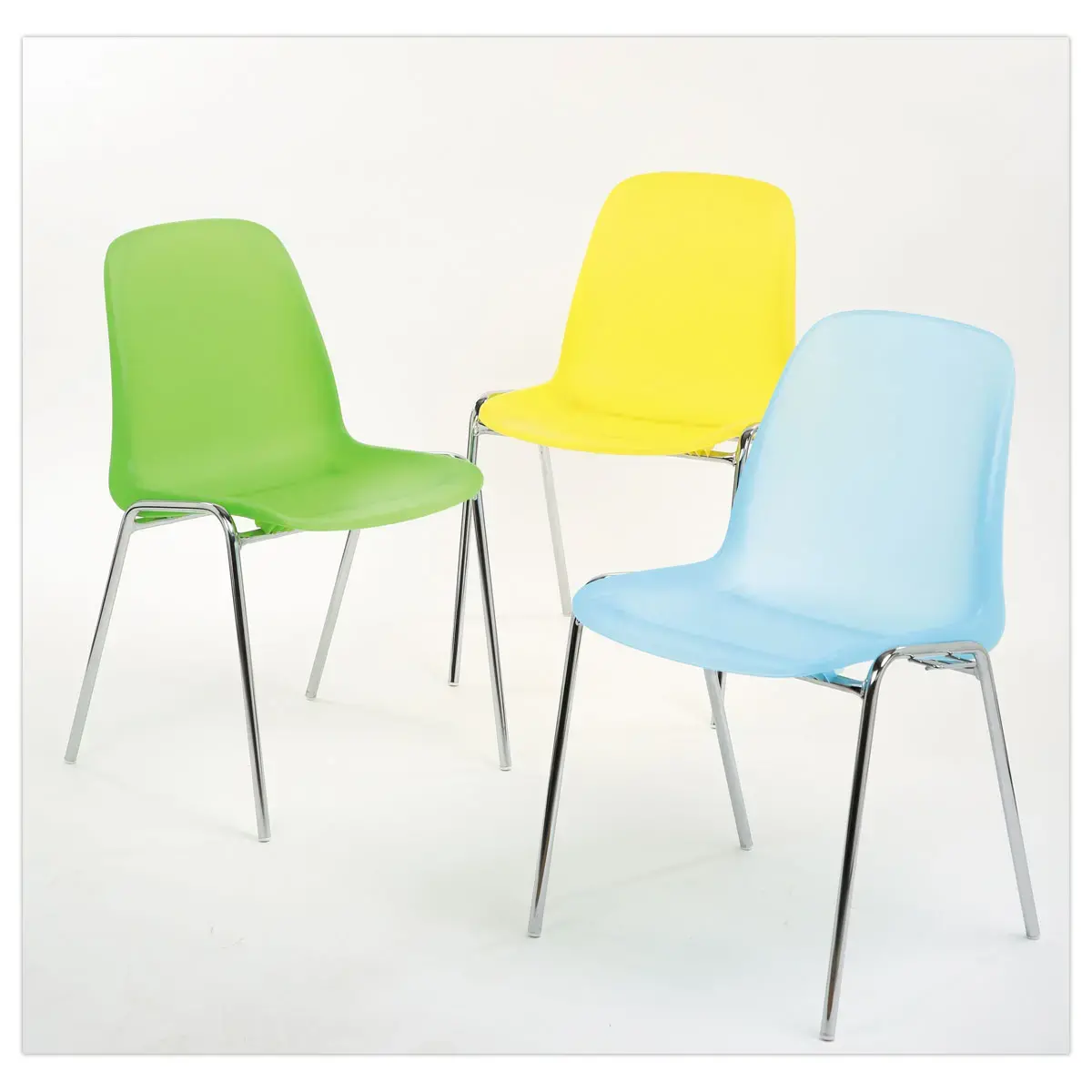Transparante groene Charlotte stoel
