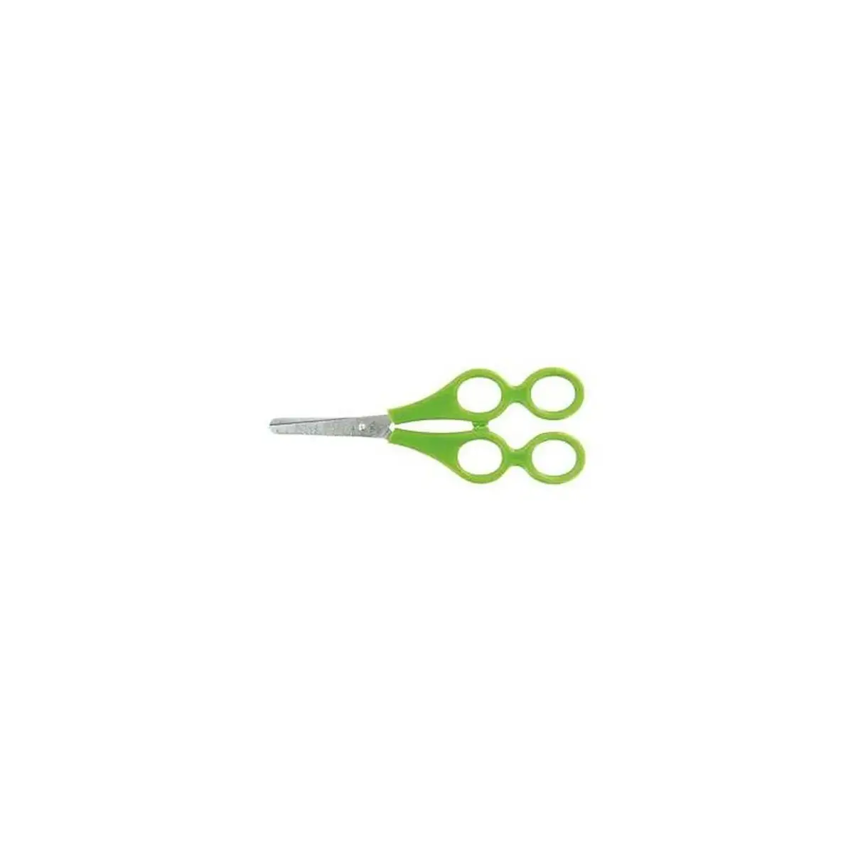 pedagogische schaar leerling 4 ringen WONDAY - 13 cm - groen
