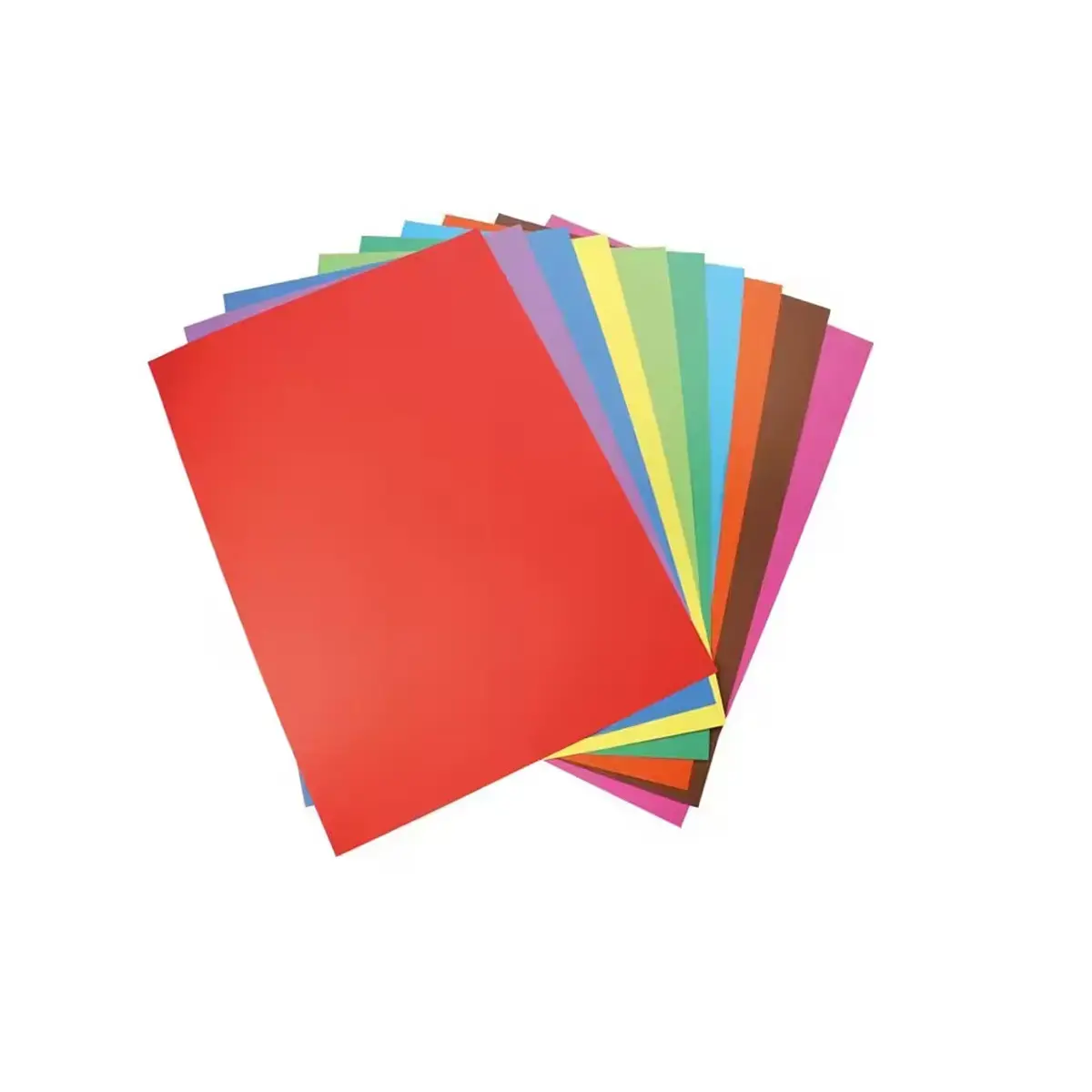 Tekenpapier 25 x 32,5 cm 220 g Folia - 10 assorti kleuren - set van 250