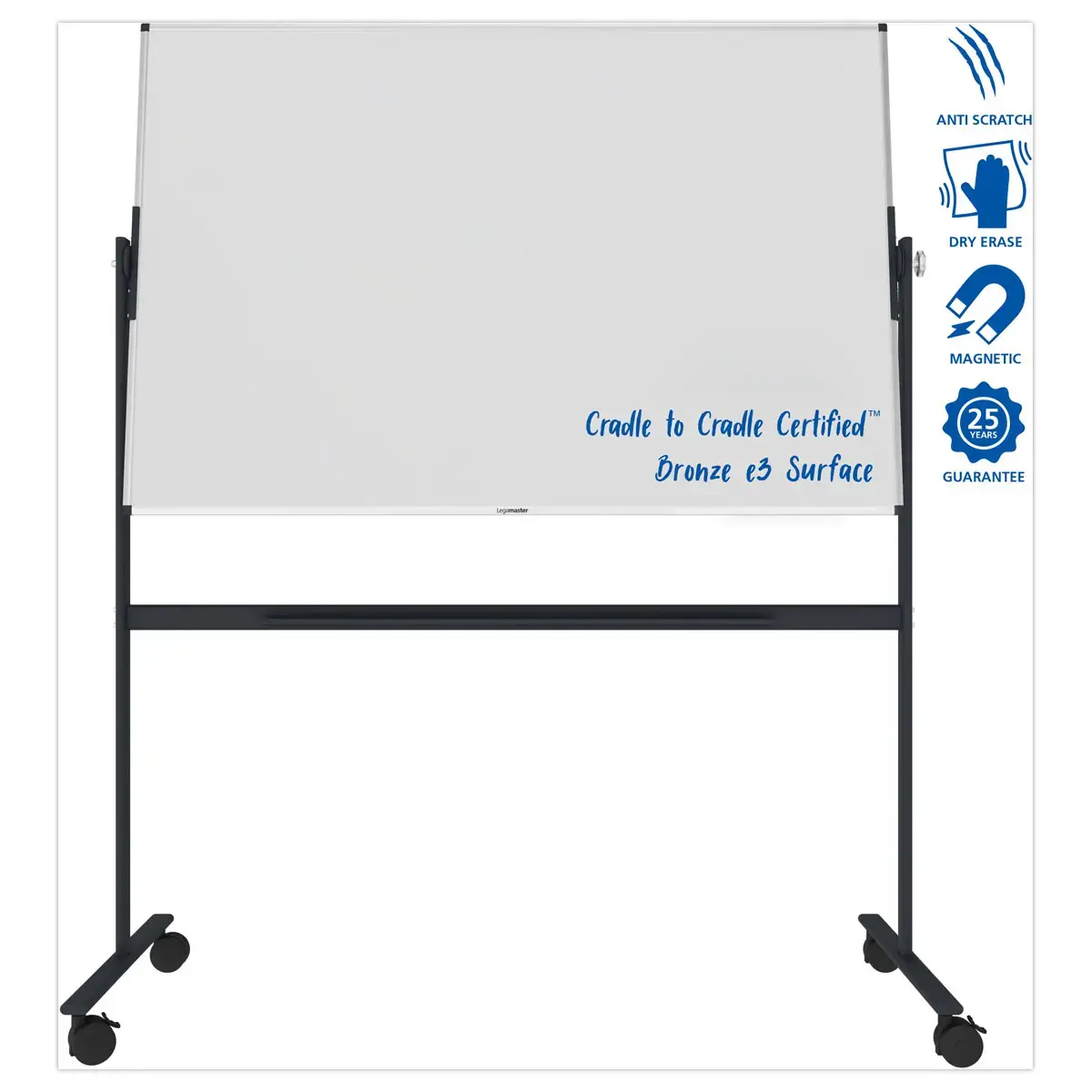 Draaiend whiteboard UNITE PLUS 100x150cm