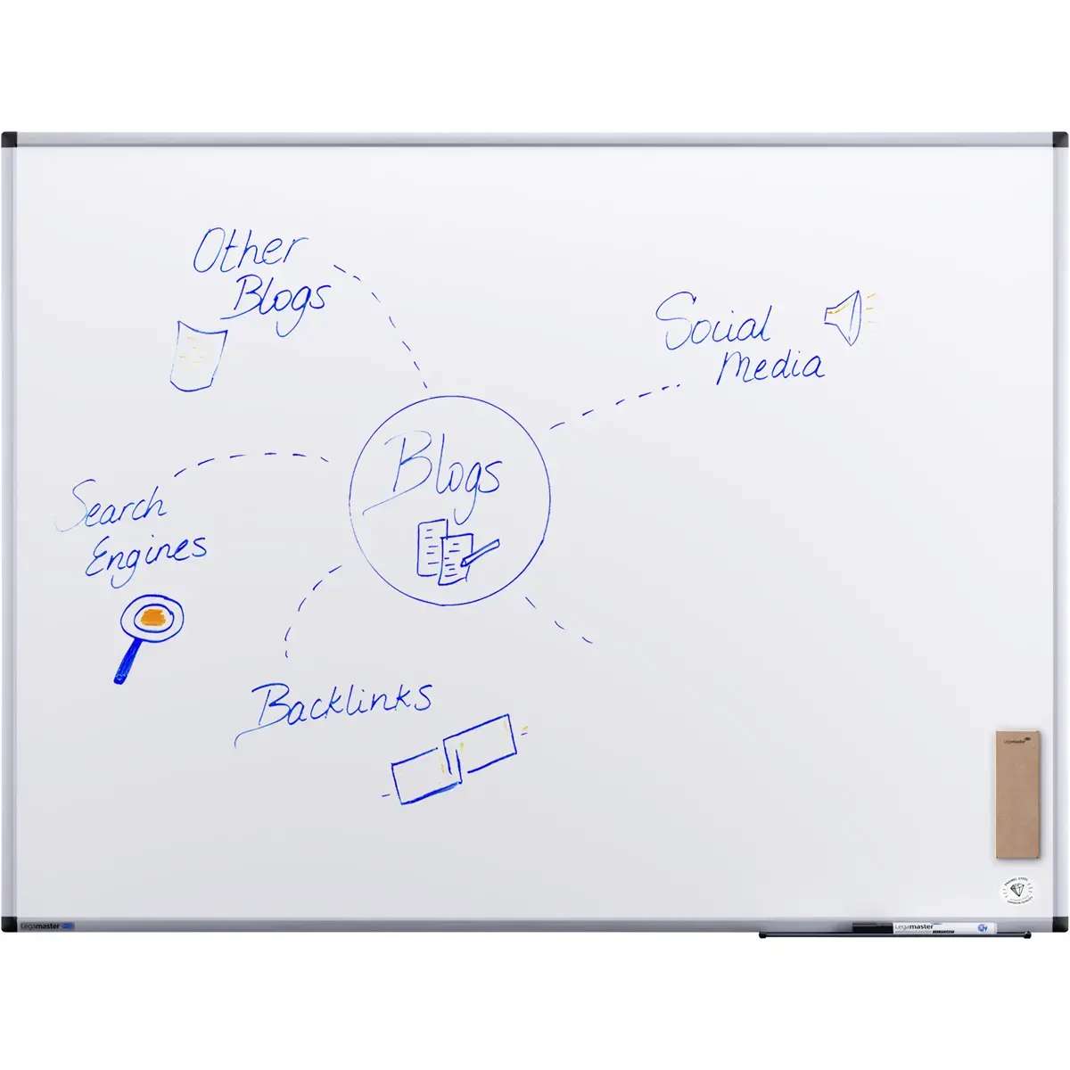 Whiteboard Essence - 90 x 119,5 cm - LEGAMASTER